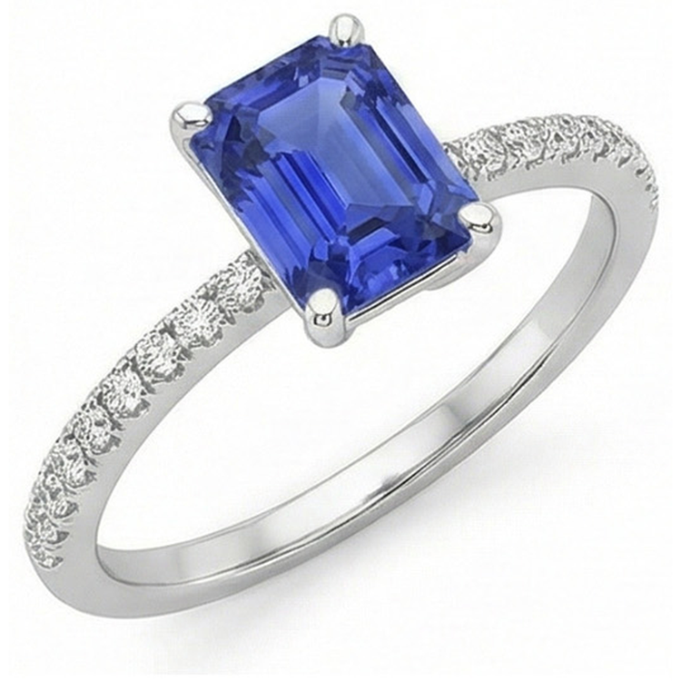 naturel diamant 5carats bague angle de côté