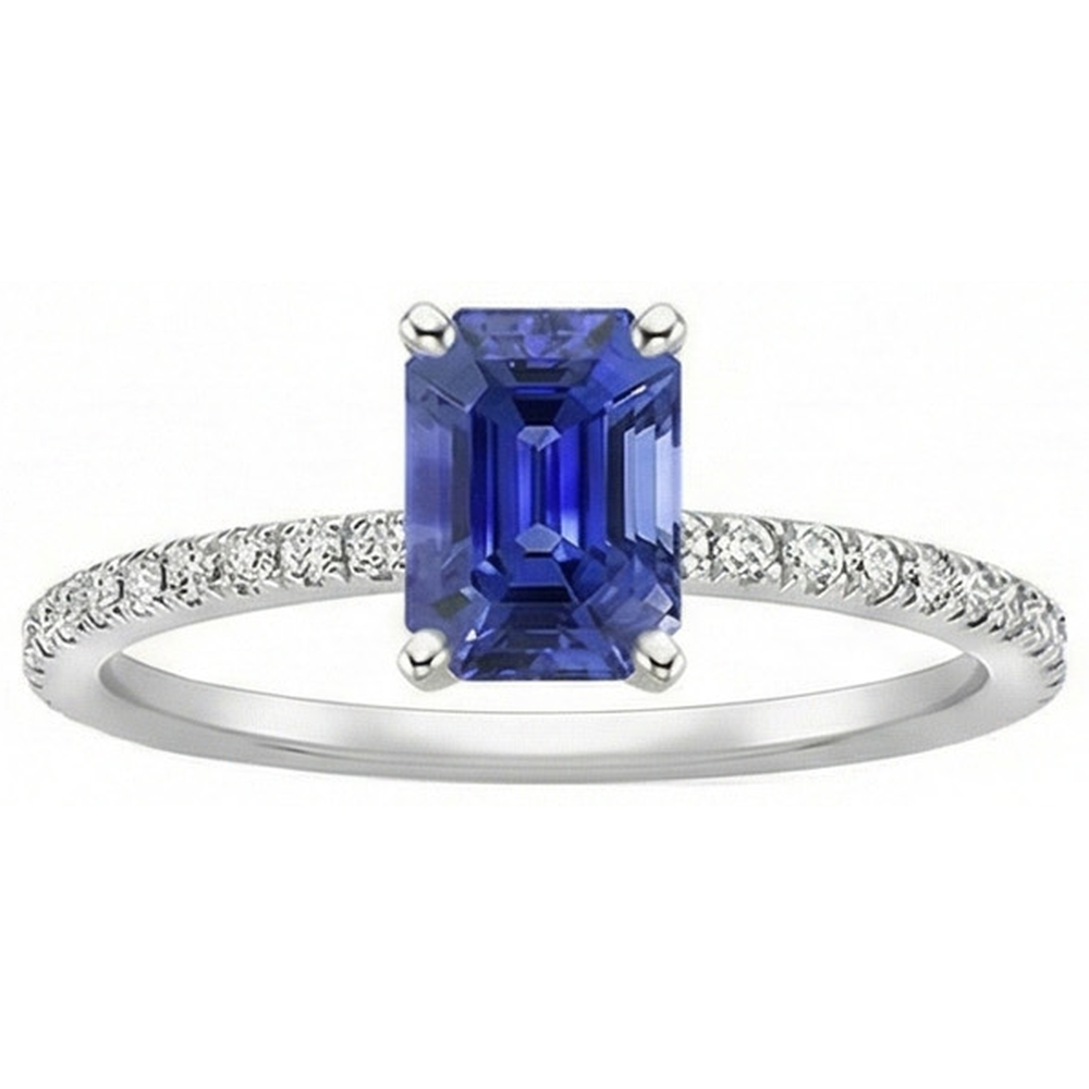naturel diamant 5carats bague détail rapproché