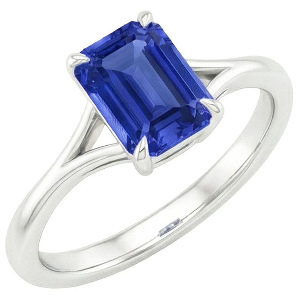 naturel diamant 2.50carats bague angle de côté