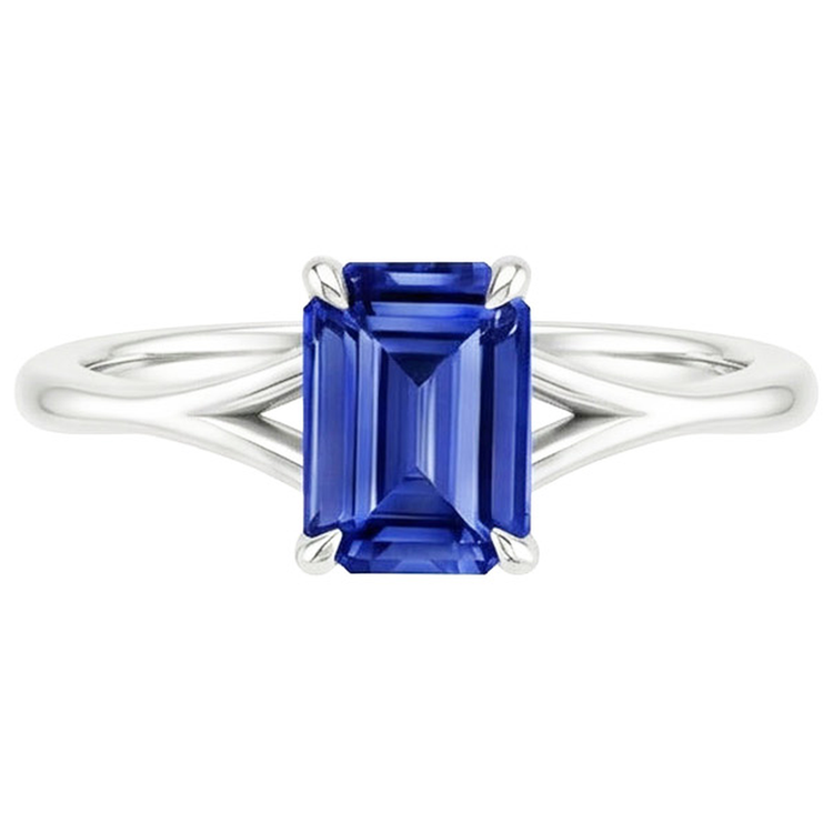 naturel diamant 2.50carats bague vue de profil