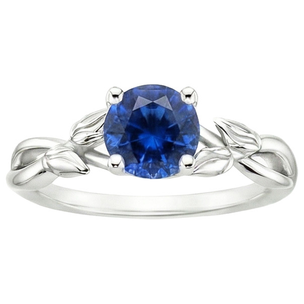 naturel round diamant 2carats bague détail rapproché