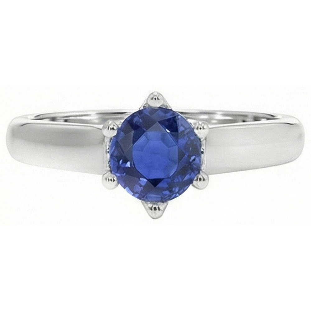 naturel round diamant 2carats bague angle de côté