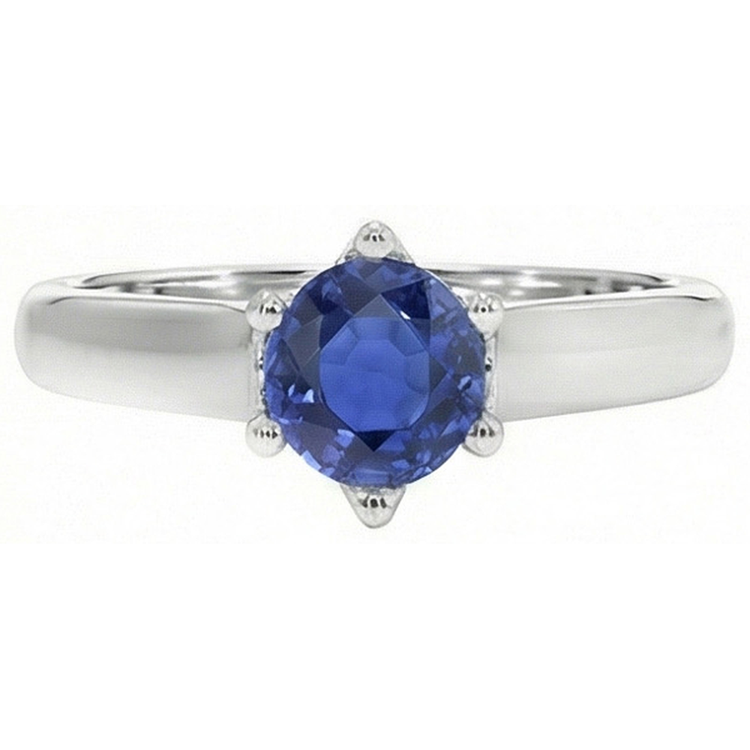 naturel round diamant 2carats bague angle de côté
