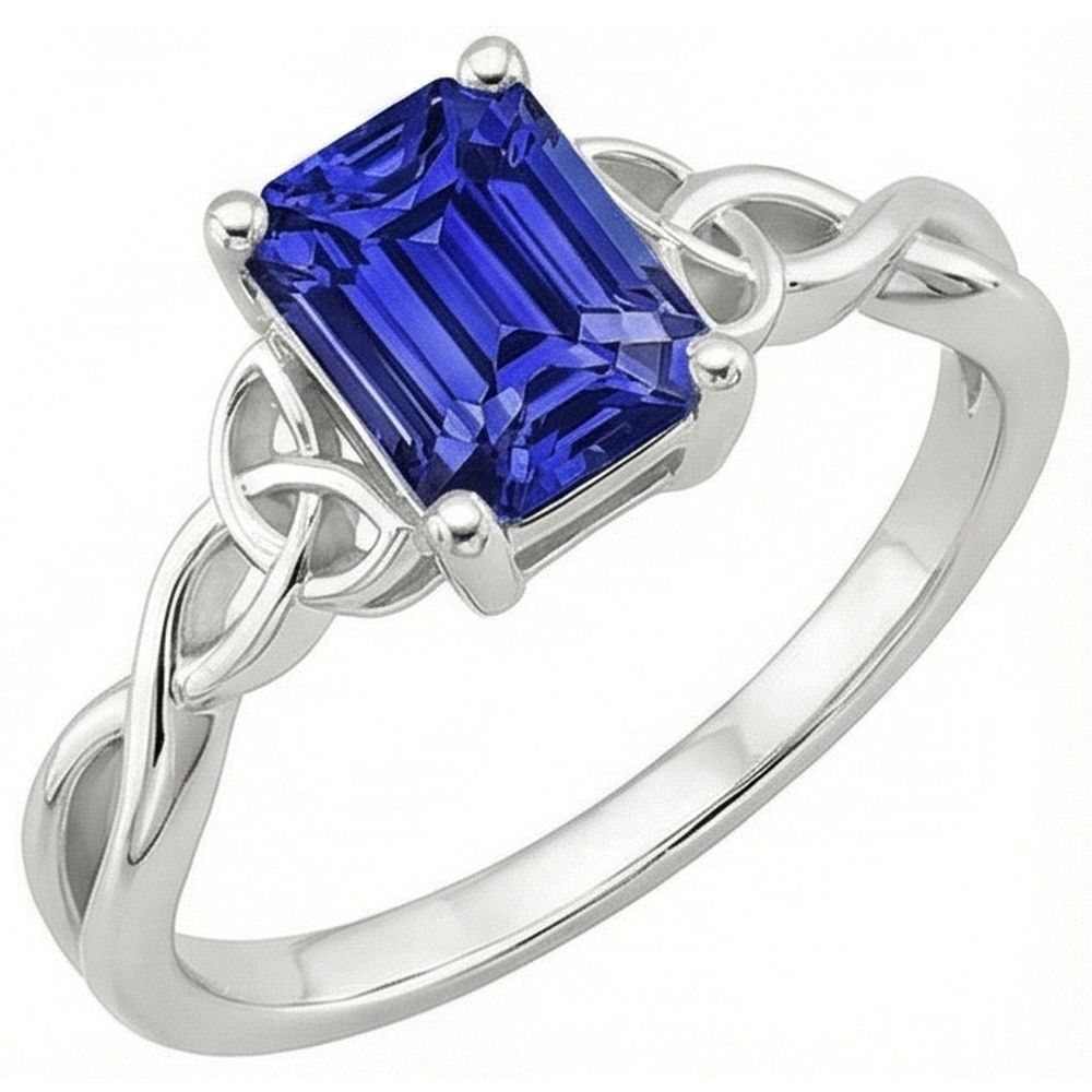 naturel diamant 3.50carats bague angle de côté