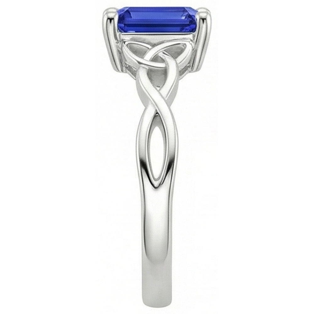 naturel diamant 3.50carats bague sur blanc