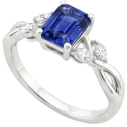 Bague Saphir Naturel 4 Carats