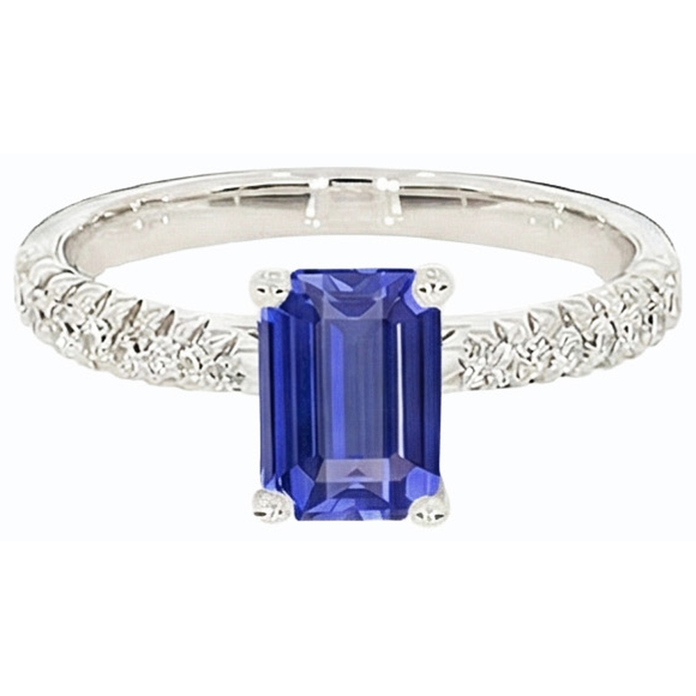 naturel diamant 3.75carats bague détail rapproché