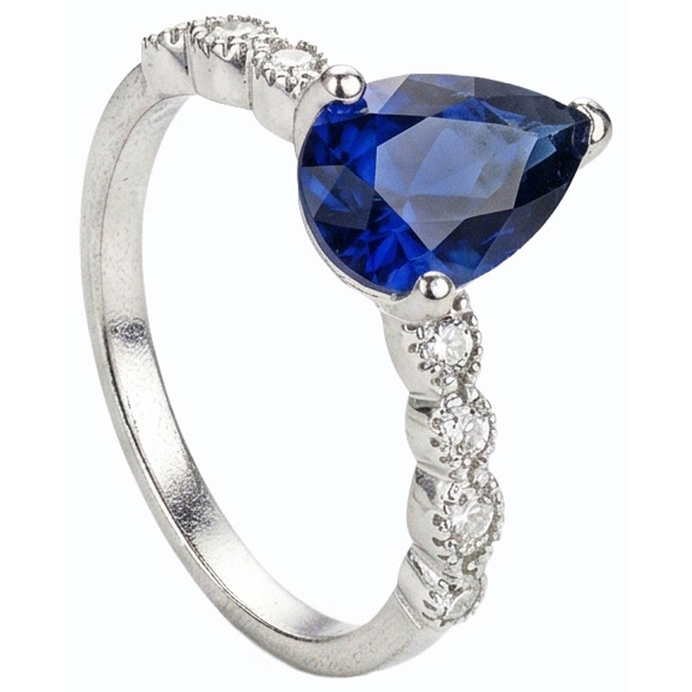 naturel pear diamant 3.50carats bague détail rapproché