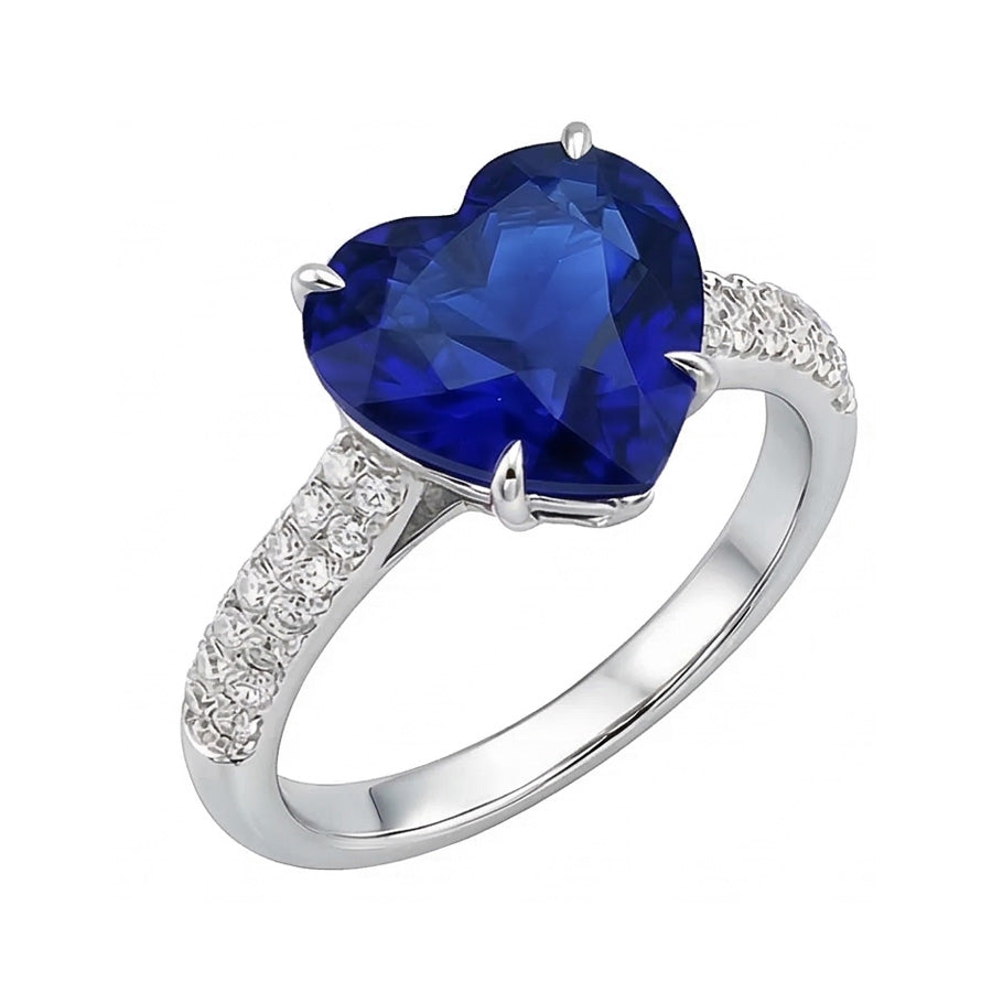 naturel round diamant 4.50carats bague détail rapproché