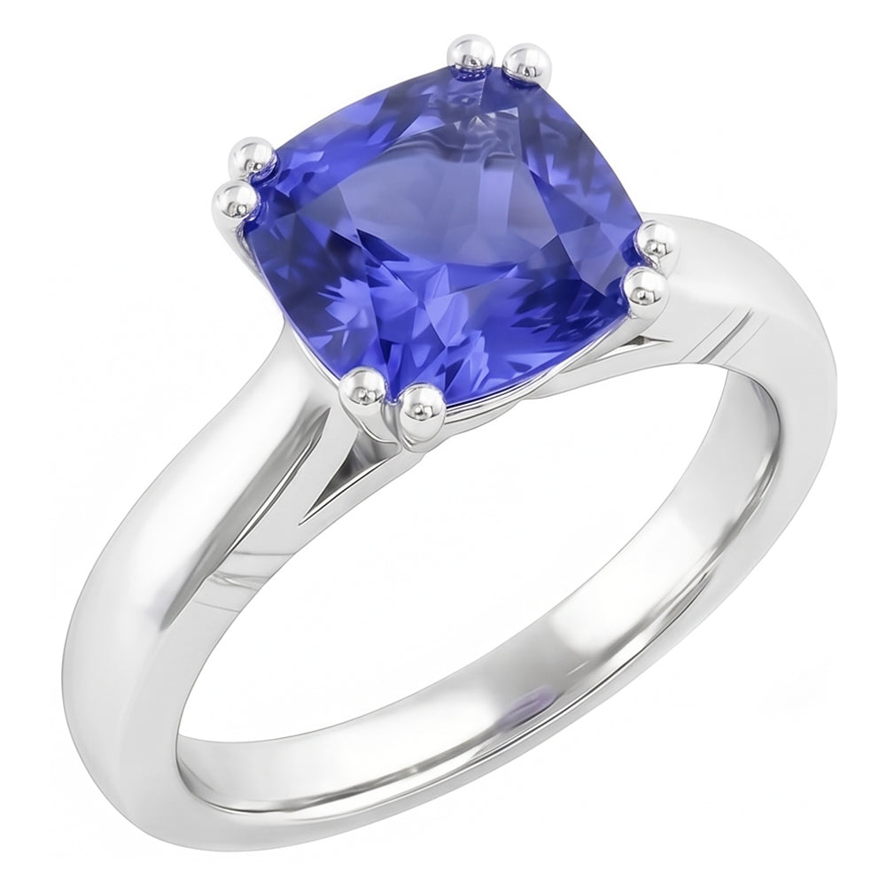 Bague Solitaire Saphir de Ceylan