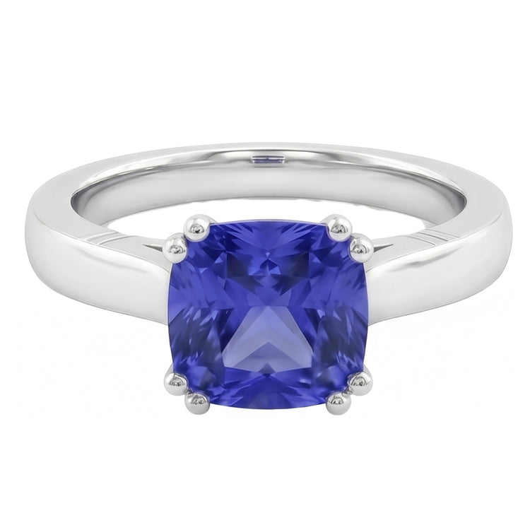 Bague Solitaire Saphir de Ceylan