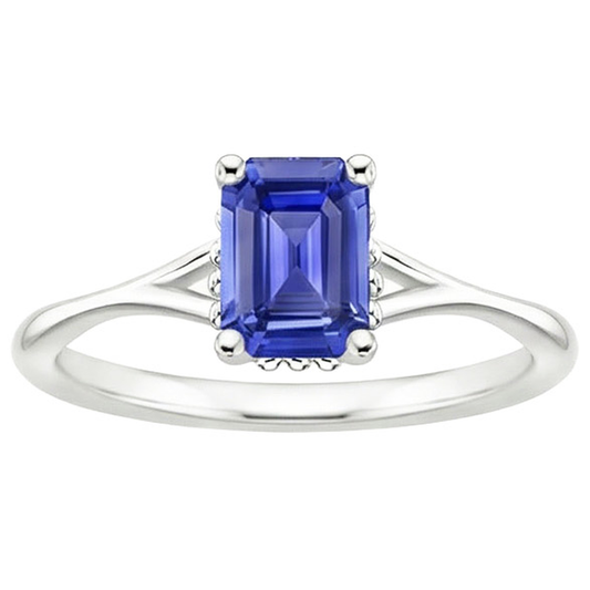 naturel diamant 2carats bague vue de dessus
