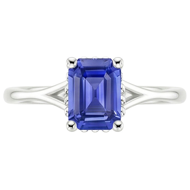 naturel diamant 2carats bague vue de profil