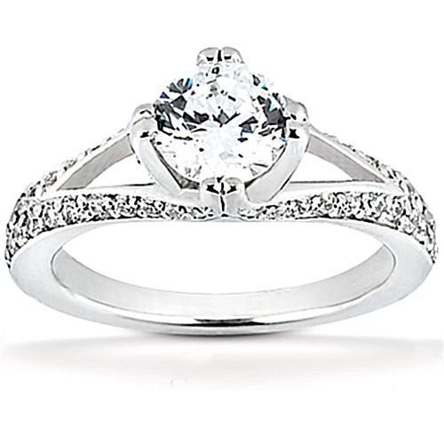 Bague Solitaire Véritable Diamant Femme Bijoux Avec Accents Or 1.75 Ct