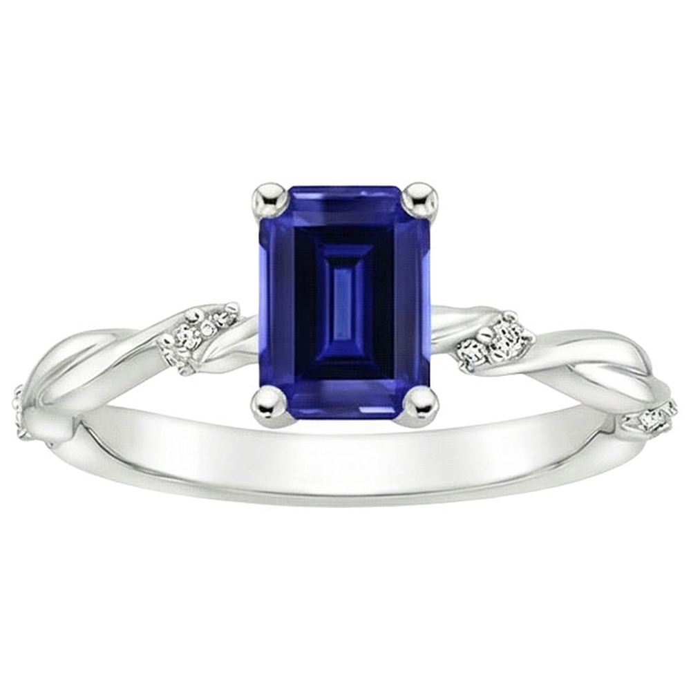 naturel diamant 3.50carats bague vue de dessus