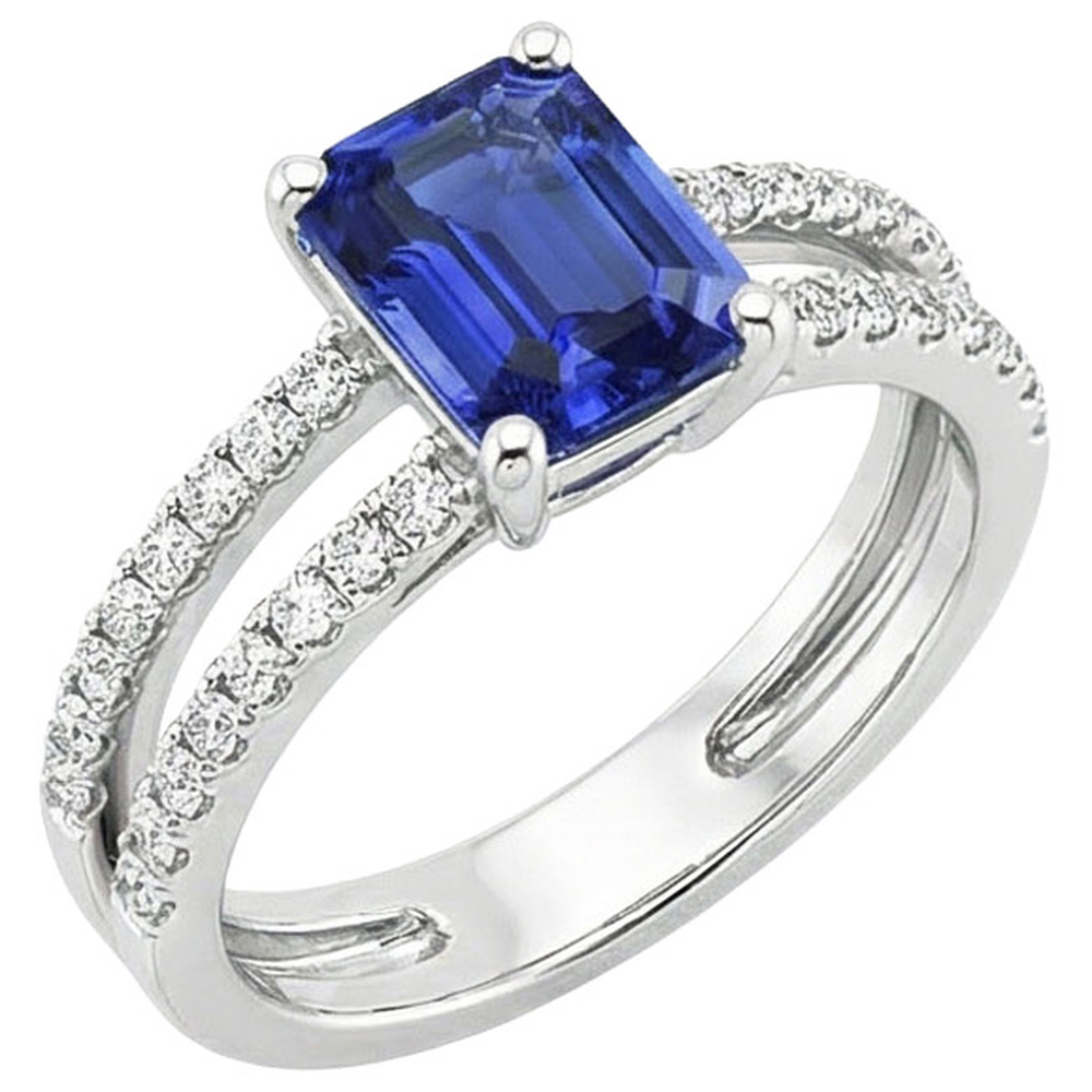 naturel round saphir 4.50carats bague détail rapproché