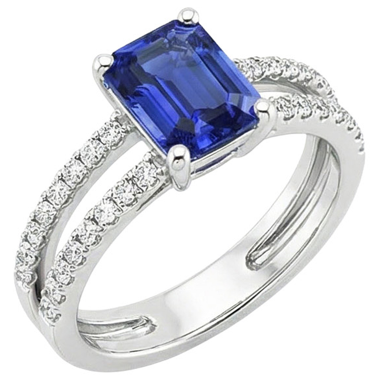 naturel round saphir 4.50carats bague détail rapproché