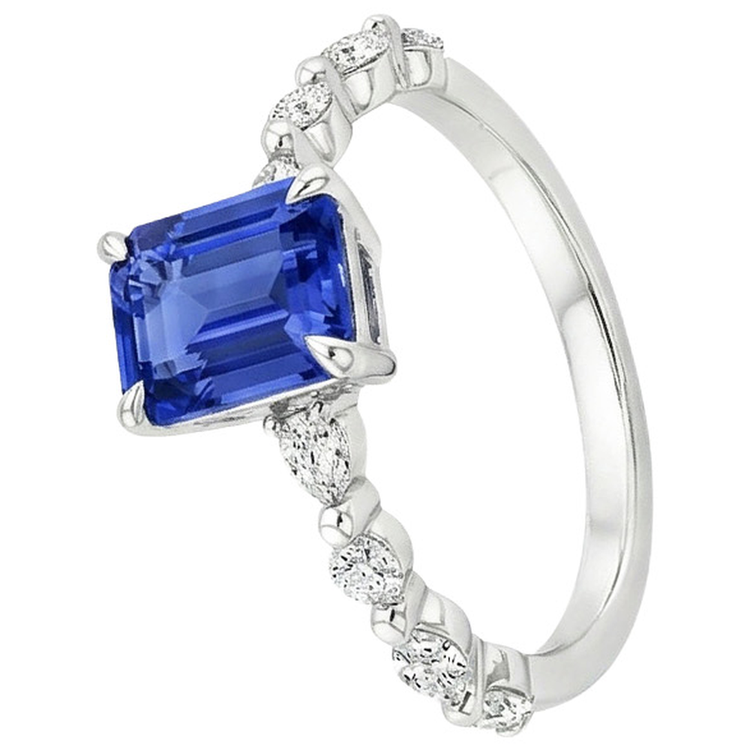 naturel pear diamant 4carats bague vue de dessus