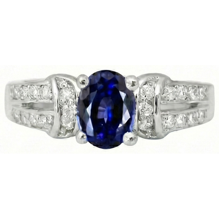 Bague Sri Lanka Gems Avec Diamants Naturels Extraits des Mines ( et non cultivés en laboratoire )