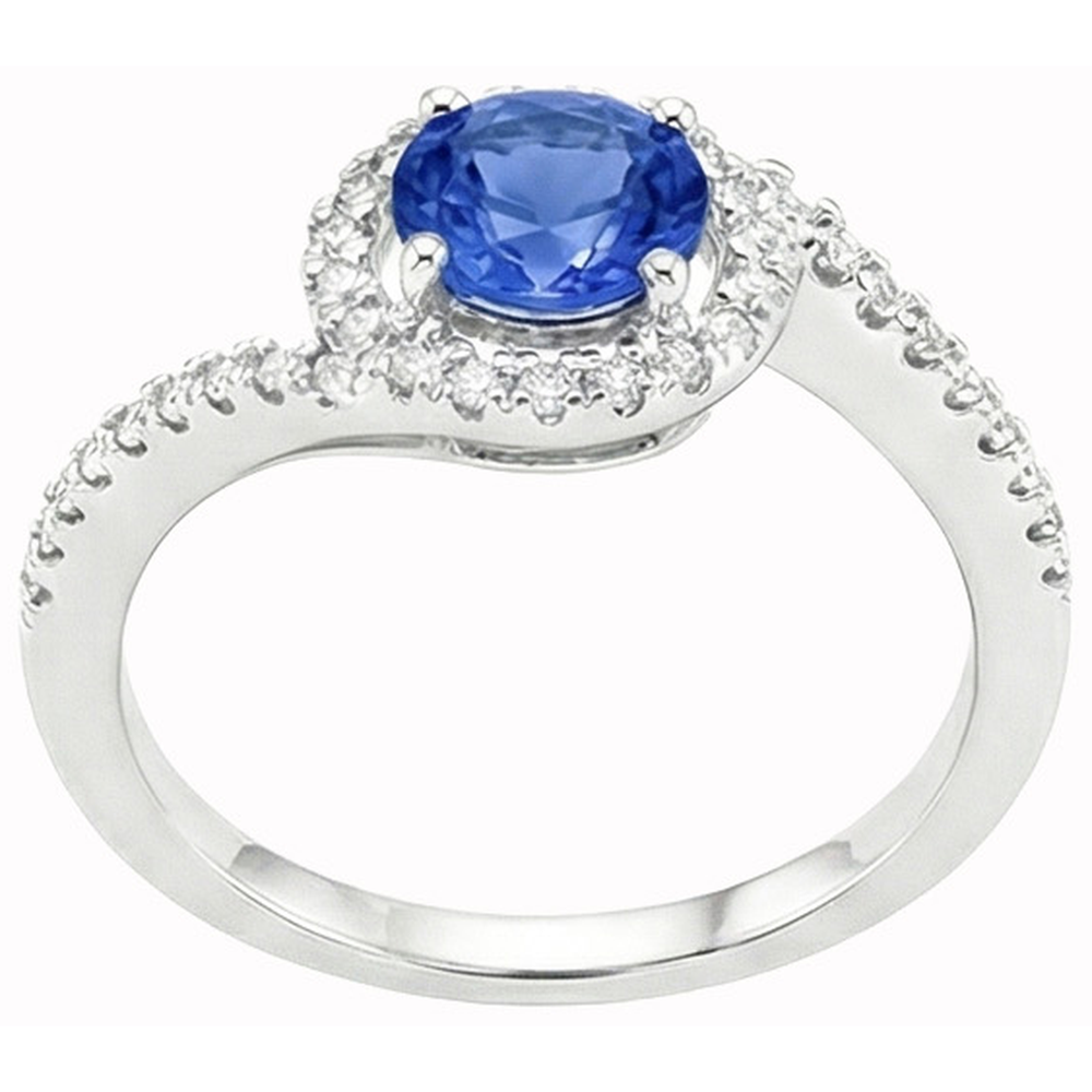 naturel diamant 5.60carats bague vue de dessus