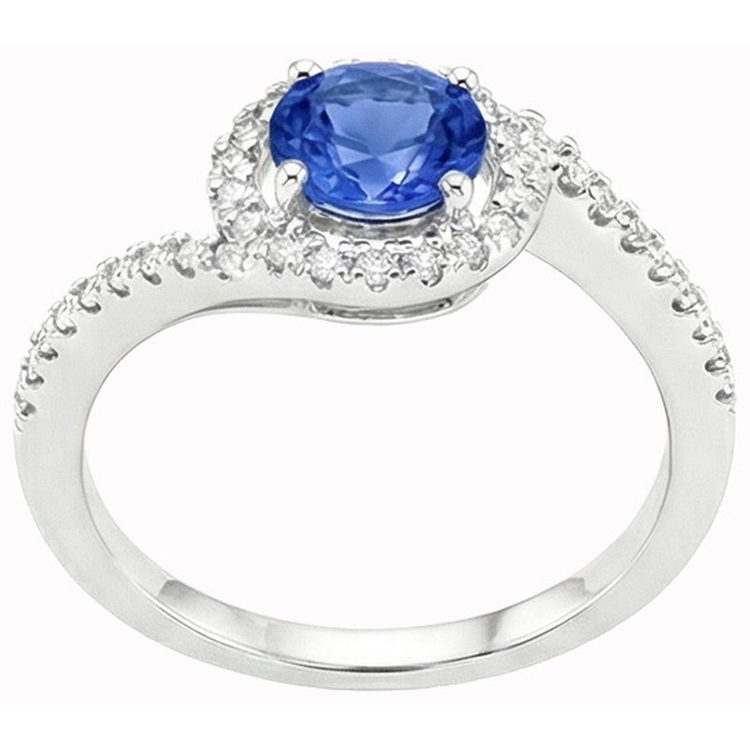 naturel diamant 5.60carats bague vue de dessus