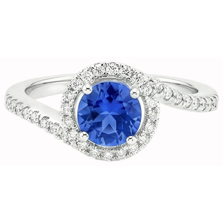 naturel diamant 5.60carats bague angle de côté