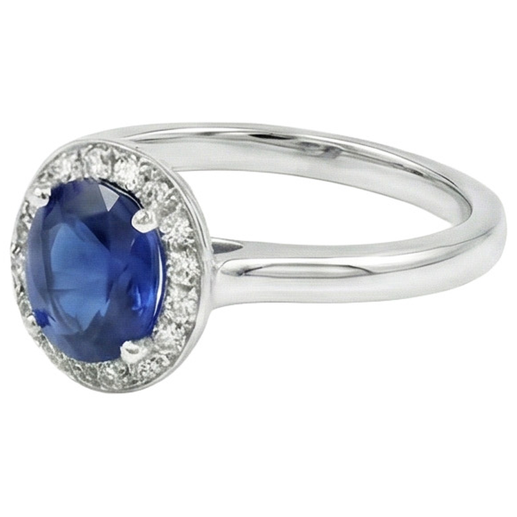 naturel round diamant 2.90carats bague détail rapproché