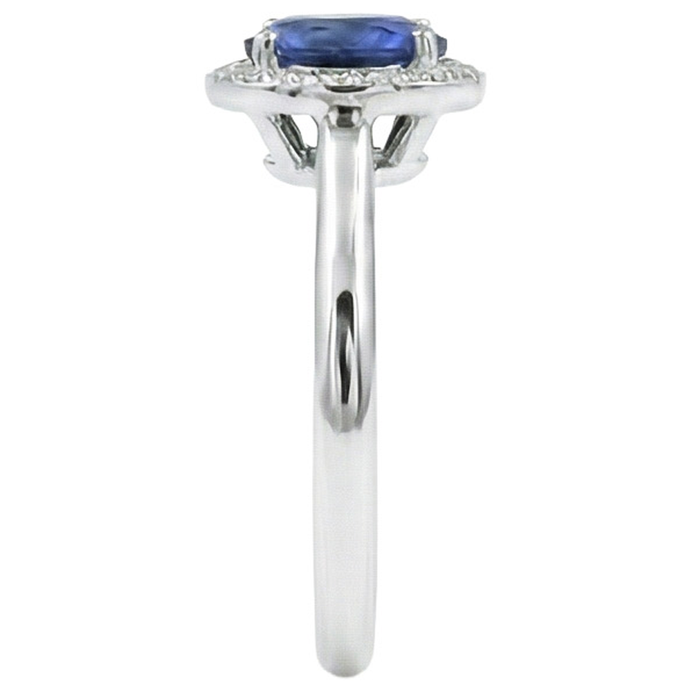 naturel round diamant 2.90carats bague vue de dessus