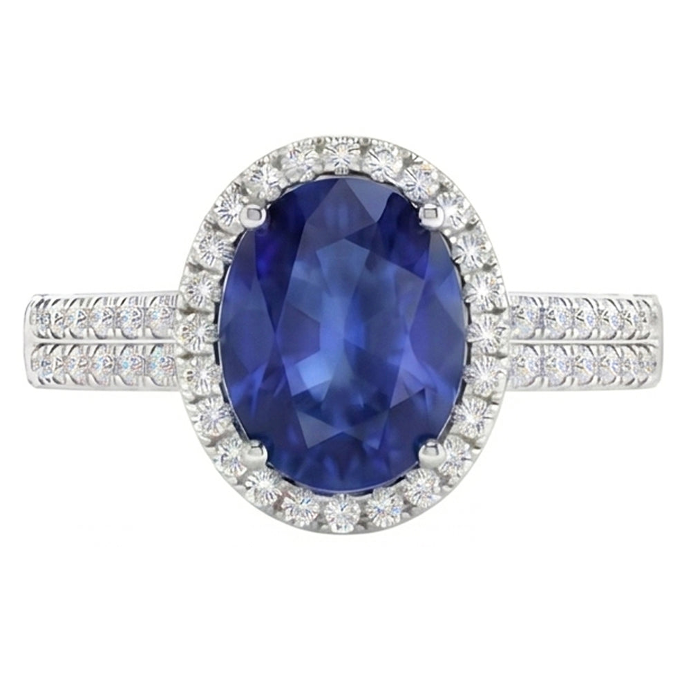 naturel round diamant 7.01carats bague angle de côté