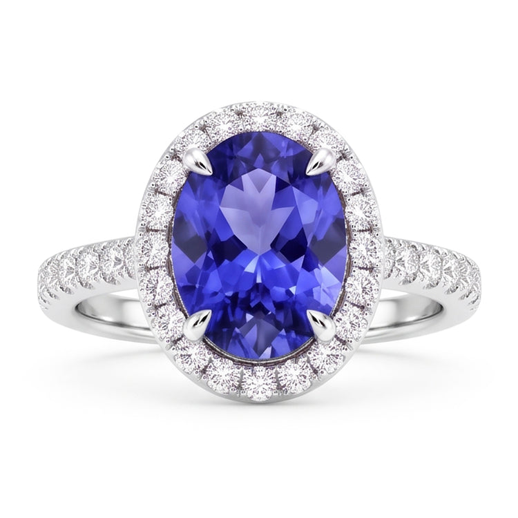 Bague Tanzanite Naturel 7.75 Carats