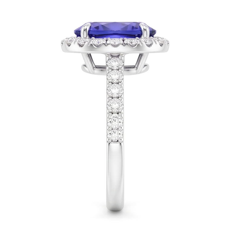 Bague Tanzanite Naturel 7.75 Carats