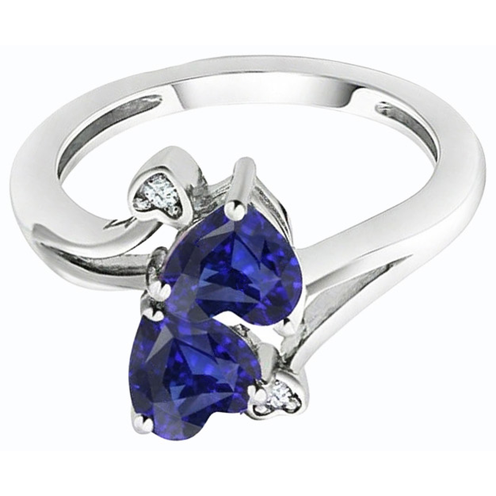 naturel heart diamant 3.25carats bague détail rapproché