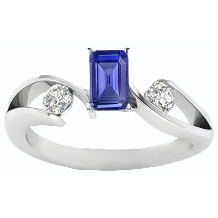 naturel diamant 1.75carats bague vue de dessus