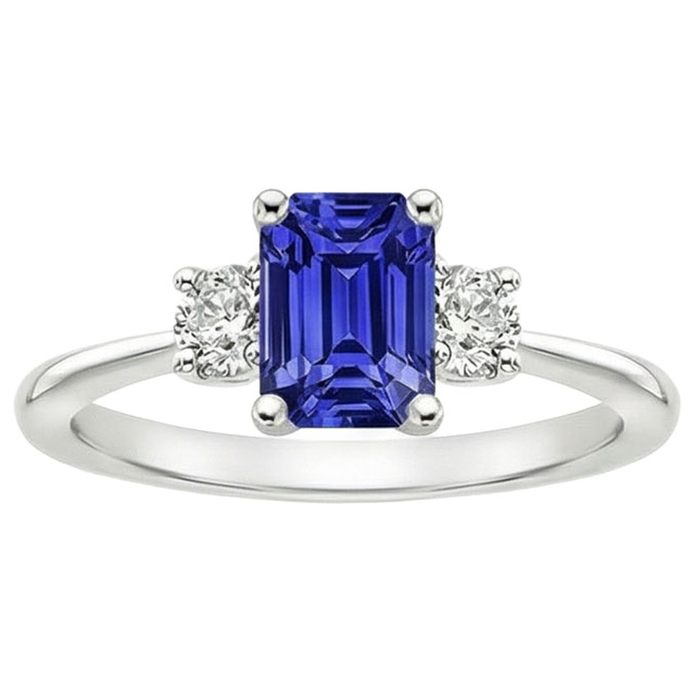 naturel round diamant 3.50carats bague vue de dessus