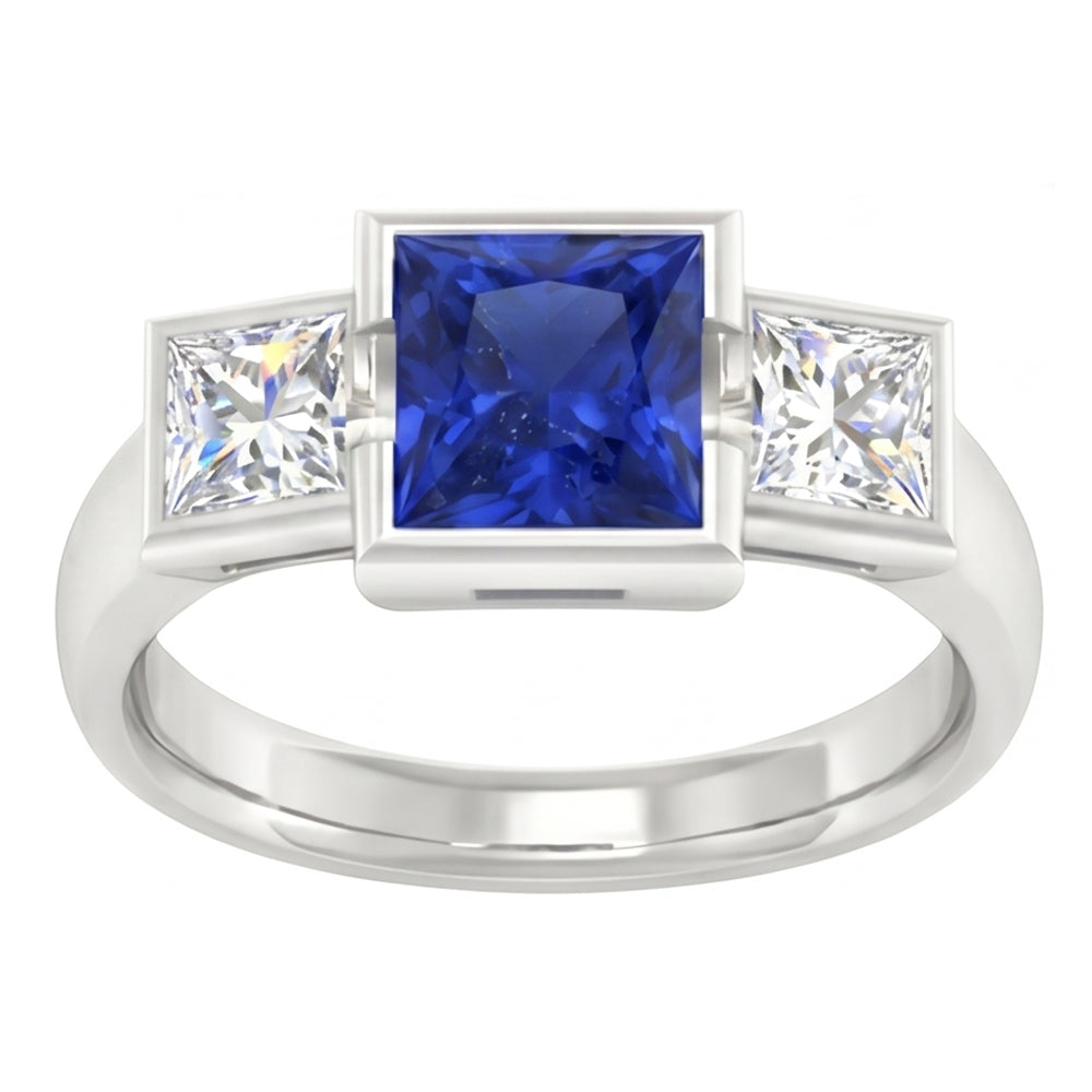 naturel diamant 2carats bague détail rapproché