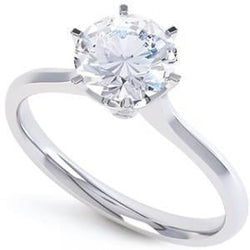 Bague Véritable Diamant 3 Carats 6 Prongs