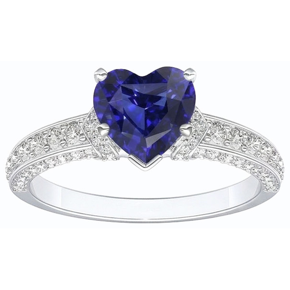 naturel round diamant 3.50carats bague détail rapproché