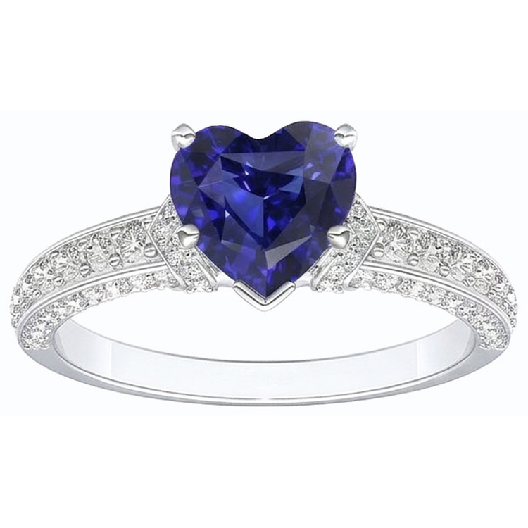 naturel round diamant 3.50carats bague détail rapproché