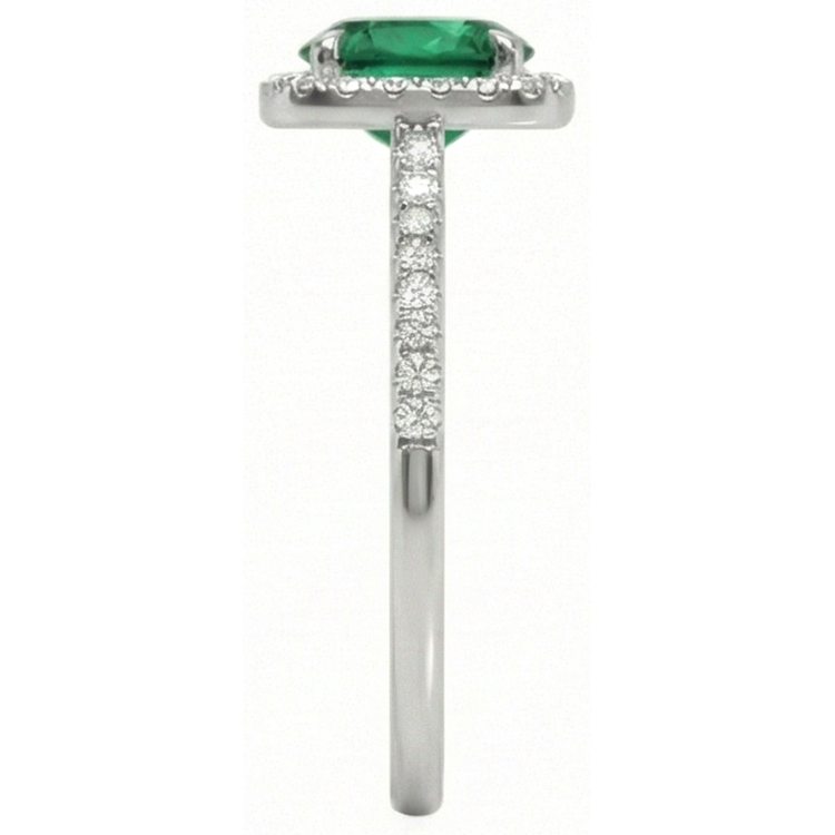naturel oval diamant 5.75carats bague vue de dessus