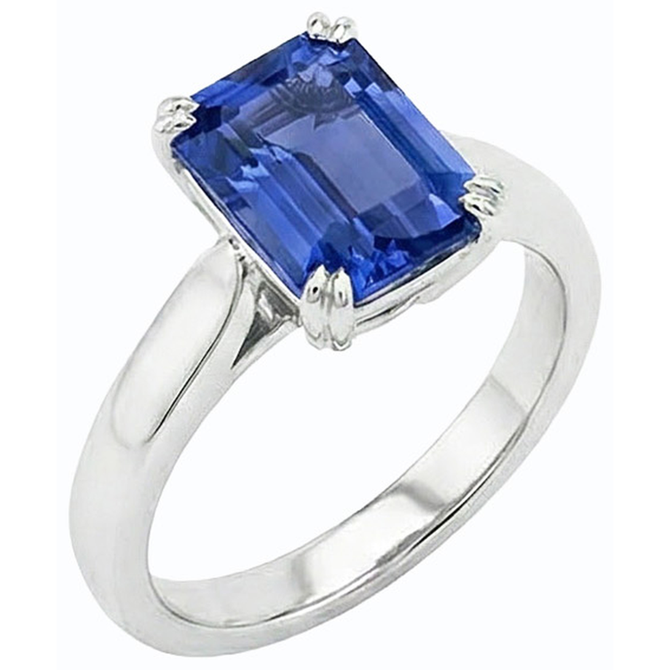 naturel diamant 2.50carats bague angle de côté