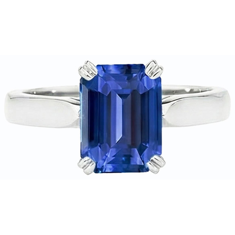 naturel diamant 2.50carats bague sur blanc
