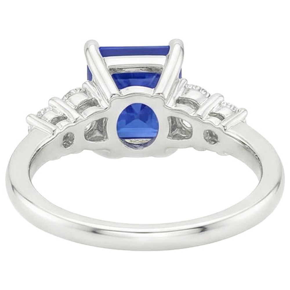 naturel diamant 5.50carats bague détail rapproché