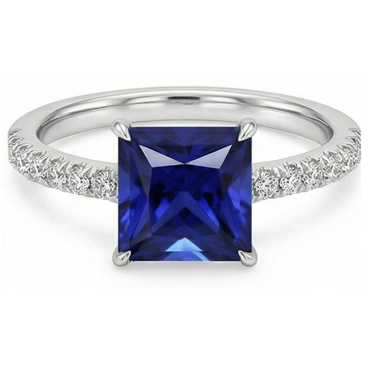 naturel diamant 5.50carats bague détail rapproché