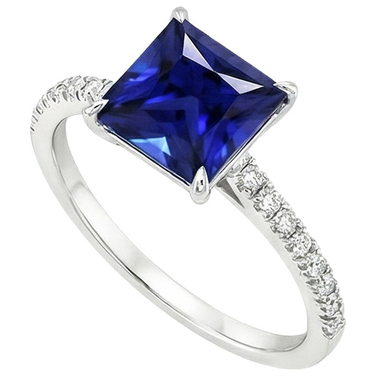 naturel diamant 5.5carats bague détail rapproché