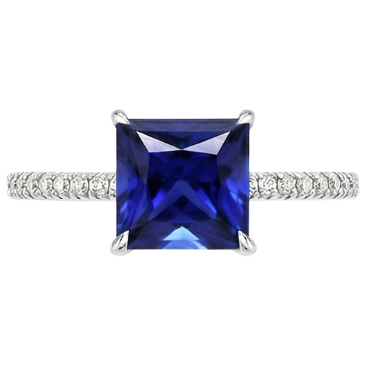 naturel diamant 5.5carats bague vue de profil