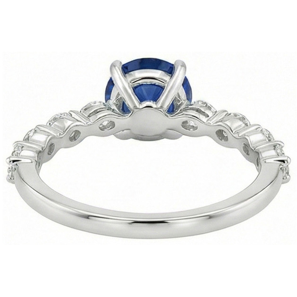 naturel marquise diamant 4carats bague sur blanc