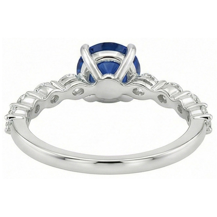 naturel marquise diamant 4carats bague sur blanc