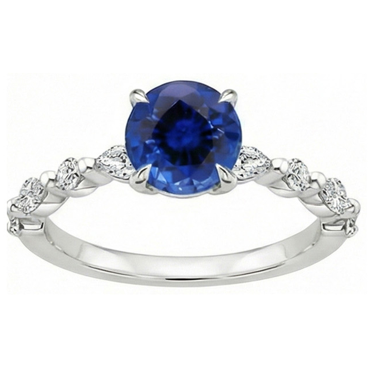 naturel marquise diamant 4carats bague détail rapproché