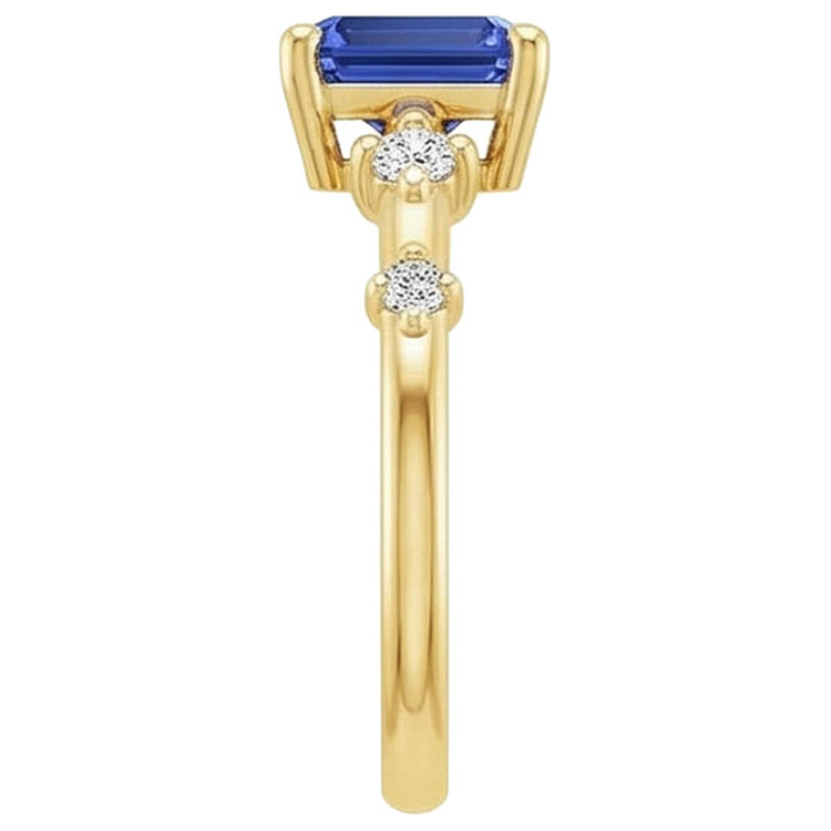 naturel diamant 3.50carats bague sur blanc