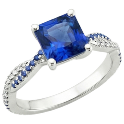 Bague Diamant Naturel 3.45 Carats